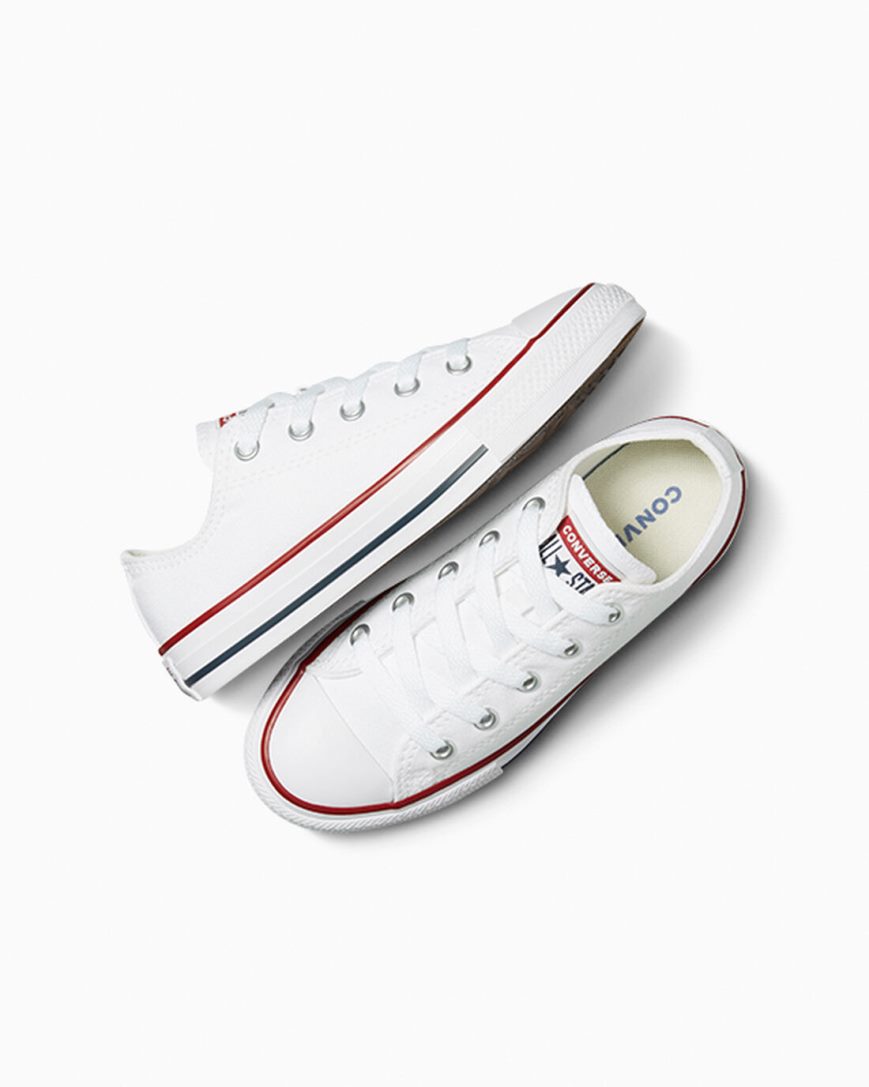 Tenisky Nizke Converse Chuck Taylor All Star Klasické Dievcenske Biele | SK JRHKC7